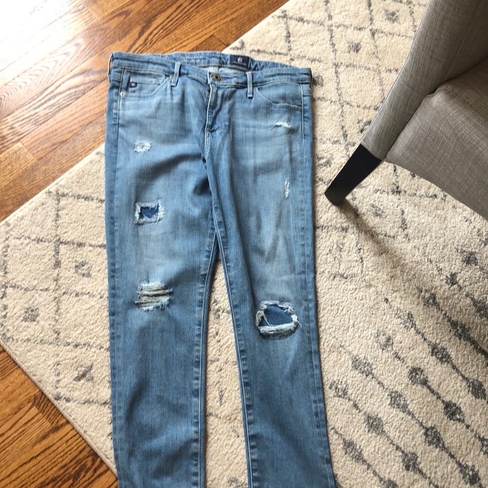 AG the middi ankle mid rise legging ankle size 28